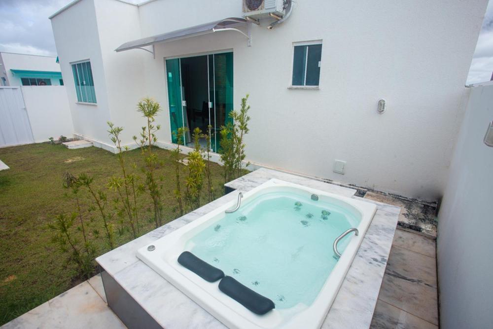 Chale Com Jacuzzi E Vista Para E Piscina Hotel Touros Exterior foto