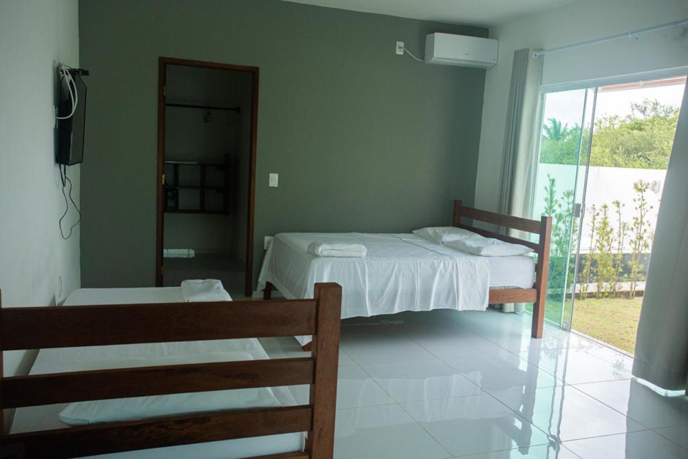 Chale Com Jacuzzi E Vista Para E Piscina Hotel Touros Exterior foto